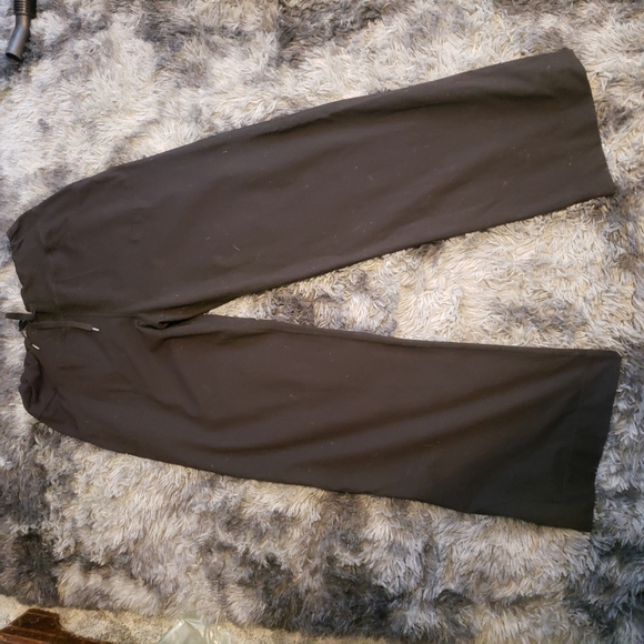 Lululemon size 8 wide leg pants with drawcord waist